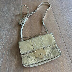 Jimmy Choo Rebel Messanger handbag gold